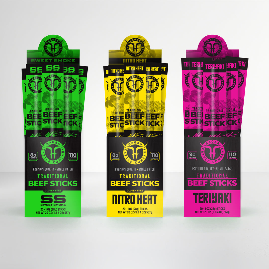 Beef Stick Multi-Flavor Pack (1oz)