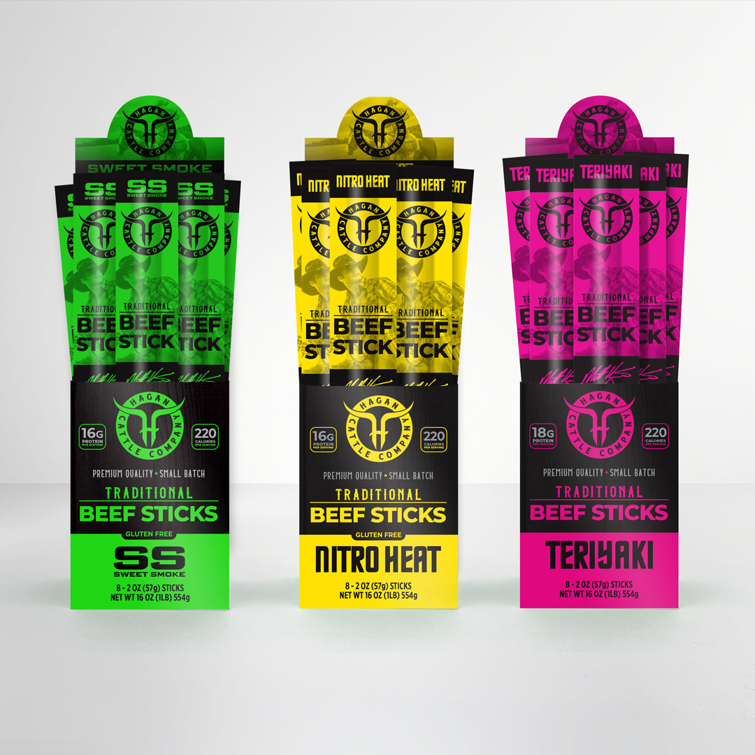 Beef Stick Multi-Flavor Pack (2oz)