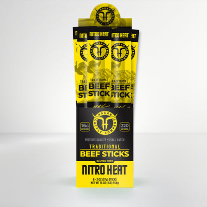Premium Beef Sticks - Nitro Heat